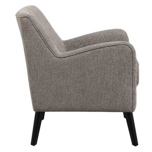 Charlie upholstered accent chair with reversible seat cushion