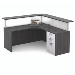 RECEPTION DESK TYPICAL ACRYLIC PANEL