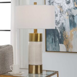 uttermost adelia brass gold table lamp