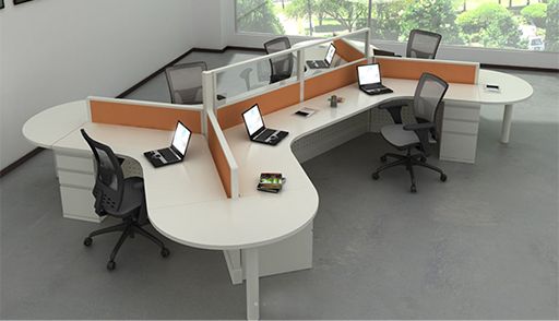 Open style office workstations