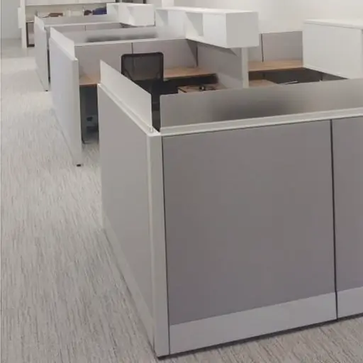 Office cubicle installation