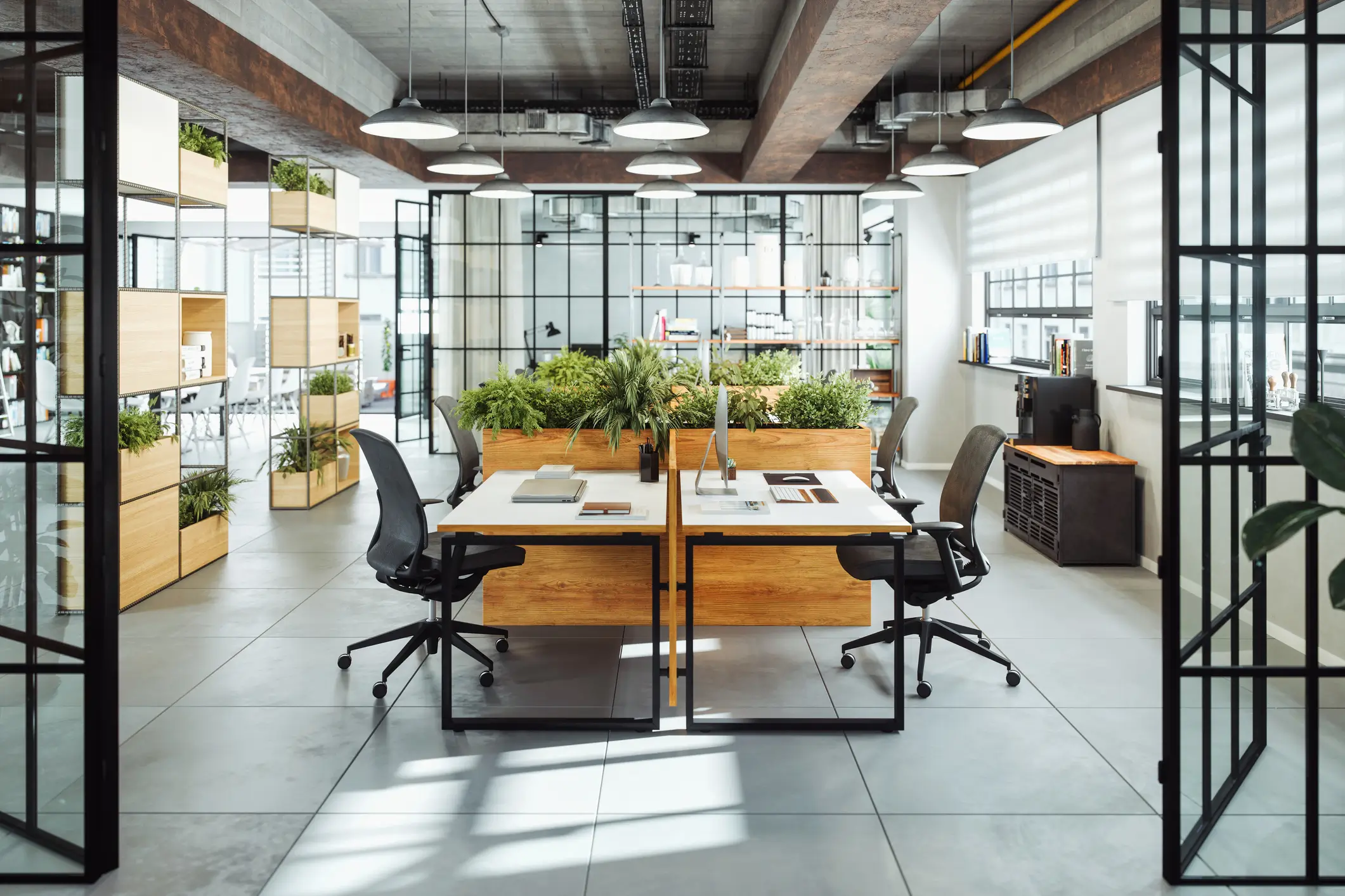 A modern business office in Atlanta, GA