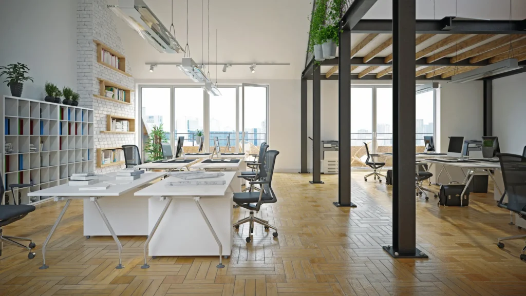 Open modern office in Atlanta, GA