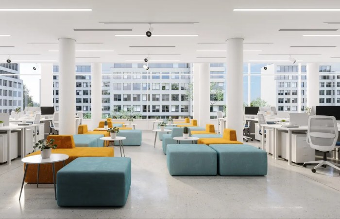 modern open Atlanta office space and furniture