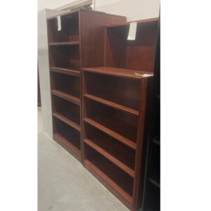 Wooden bookcase ramp with multiple shelves for sale in Atlanta, GA